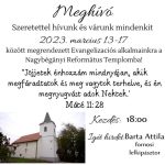 Evangelizáció Nagybégányban